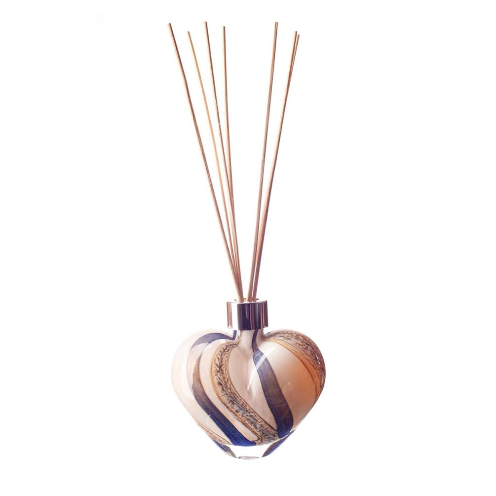 Amelia Art Glass Naval Oak Heart Reed Diffuser £17.09